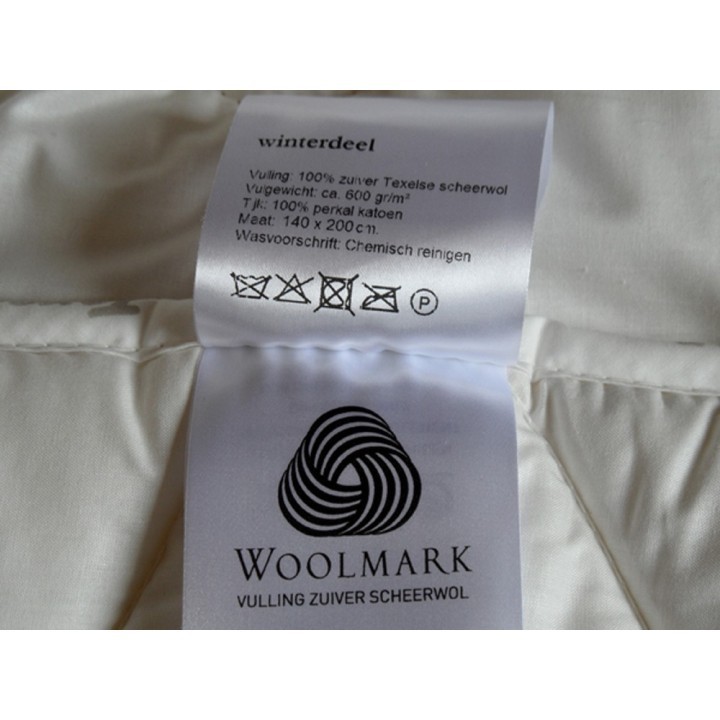 Texeler Multikeus winterdekbed - waslabel/woolmark