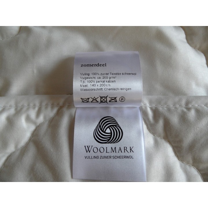 Texeler Multikeus Zomerdekbed - waslabel/woolmark