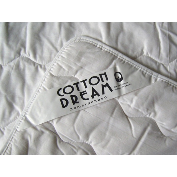 Katoenen zomerdekbed