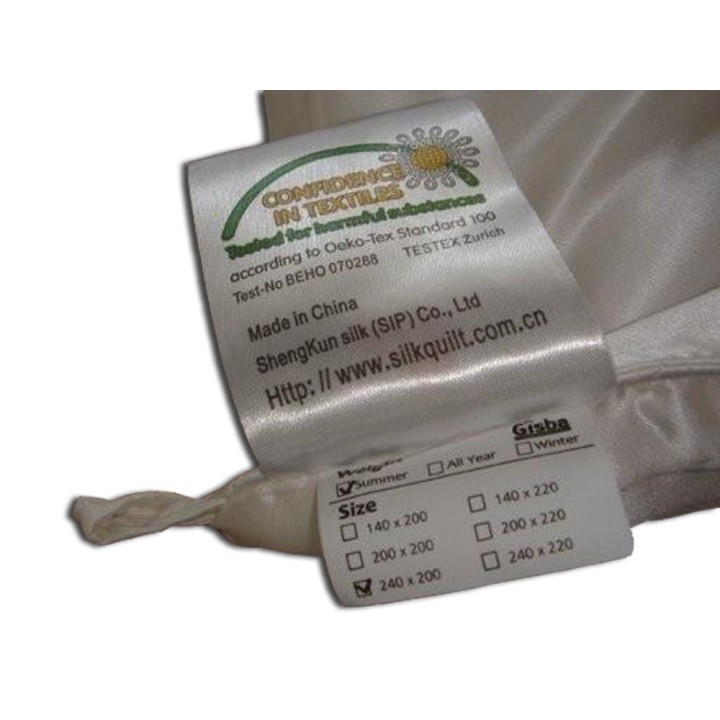 YUN zijden zomerdekbed de luxe - Ökotex gecertificeerd 100% handgelegd moerbeizijden zomerdekbed