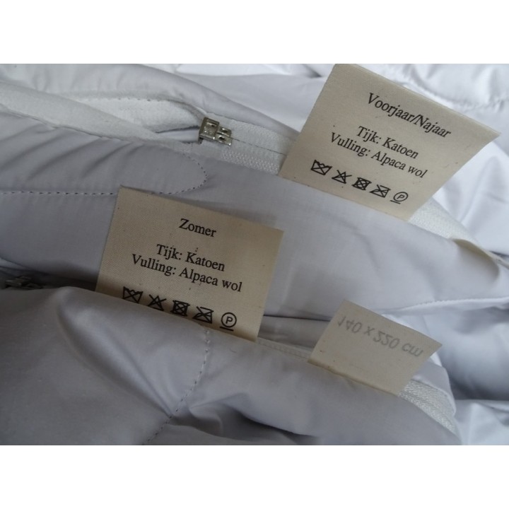 Alpaca Wollen 4-seizoenen dekbed