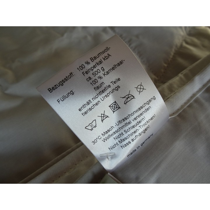 Zomerdekbed kamelenhaar - Kairo Ultraleicht