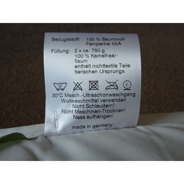 Kameelharen winter-plus-dekbed - Kairo duo